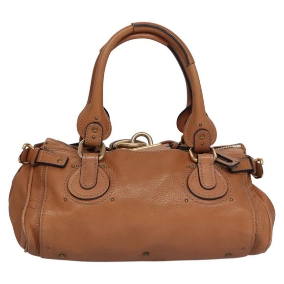 Chloe Paddington Hand Bag Leather Brown Auth - Picture 2 of 16